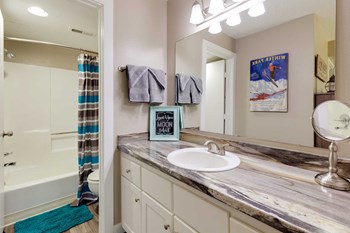 Cottonwood Terrace Apartments | Colorado Springs, CO |Bathroom - Photo Gallery 6