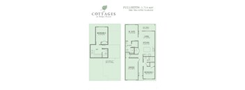 the floor plan of the cottage at ridge forge