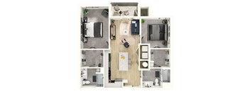 2 bed 2 bath at Sterling Nashville West Apartments, Nashville, 37209