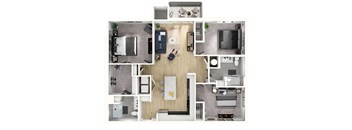 2 bed 2 bath B at Sterling Nashville West Apartments, Nashville