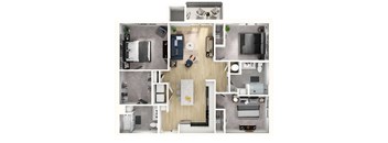 3 bed 2 bath at Sterling Nashville West Apartments, Nashville, 37209