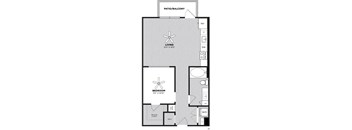 a floor plan of a bedroom apartment