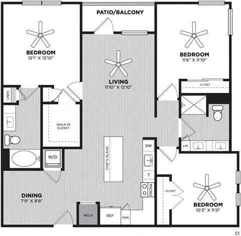 a floor plan of a bedroom house