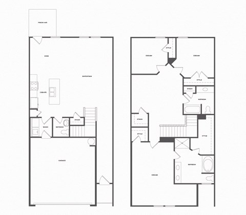 Austin 2D floor plan