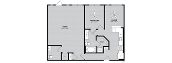 a floor plan of a bedroom house