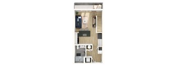 1 bed 1 bath B at Sterling Nashville West Apartments, Nashville, Tennessee