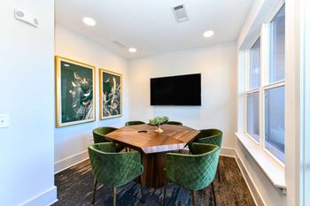 Conference Room With TV at Elevate West Village, Georgia