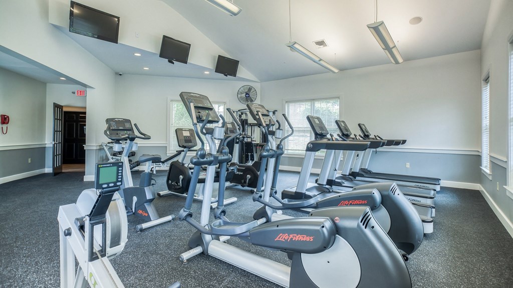Fully-Equipped Fitness Center at Windsor Ridge at Westborough, 01581, MA