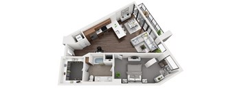 Floor Plan at 1000 Speer by Windsor