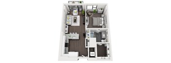 Floor Plan at 1000 Speer by Windsor