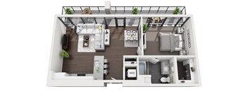 Floor Plan at 1000 Speer by Windsor