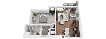 Floor Plan at 1000 Speer by Windsor