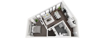 Floor Plan at 1000 Speer by Windsor