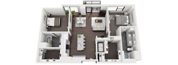 Floor Plan at 1000 Speer by Windsor