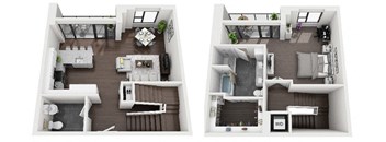 Floor Plan at 1000 Speer by Windsor