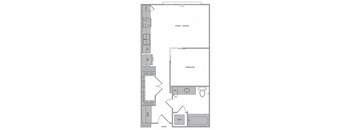 C B floorplan at 1000 Grand by Windsor