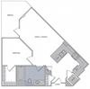 D floorplan at 1000 Grand by Windsor