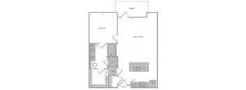 I floorplan at 1000 Grand by Windsor