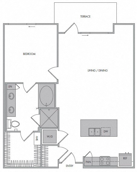 I floorplan at 1000 Grand by Windsor