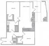 K floorplan at 1000 Grand by Windsor