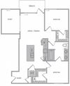 L floorplan at 1000 Grand by Windsor