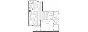 1D Floor Plan at Platt Park by Windsor, Colorado