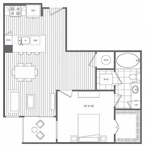 1D Floor Plan at Platt Park by Windsor, Colorado