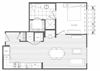 1E Floor Plan 1E Floor Plan at Platt Park by Windsor, Denver