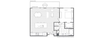 1J Floor Plan at Platt Park by Windsor, Denver, CO