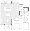 1K Floor Plan 1K Floor Plan at Platt Park by Windsor, Denver, CO, 80210