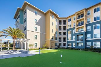Waterfront Putting Green at Blu Harbor by Windsor, Redwood City, California
