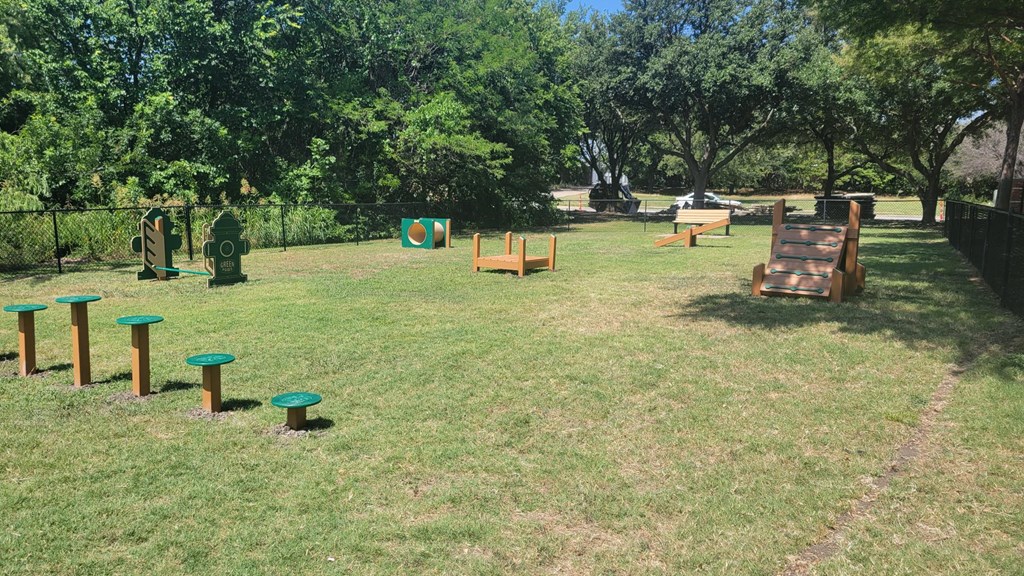 New agility pet park