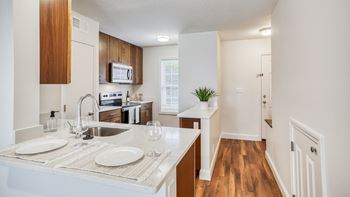 Refined kitchen at Windsor Ridge at Westborough, Westborough, MA