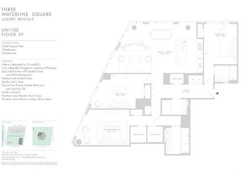 a floor plan of a house with many rooms