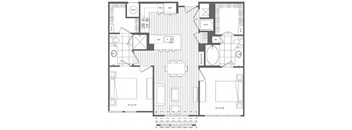 2B Floor Plan at Platt Park by Windsor, Colorado, 80210
