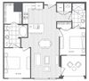 2C Floor Plan 2C Floor Plan at Platt Park by Windsor, Denver, Colorado