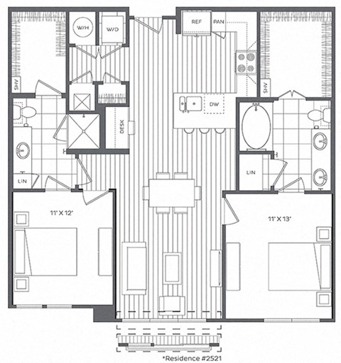 2F Floor Plan at Platt Park by Windsor, Colorado