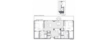 2G Floor Plan at Platt Park by Windsor, Denver