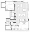 2H Floor Plan 2H Floor Plan at Platt Park by Windsor, Denver, CO, 80210