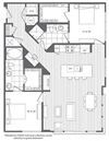 2J Floor Plan 2J Floor Plan at Platt Park by Windsor, Denver, CO