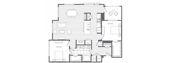 2L Floor Plan at Platt Park by Windsor, Denver