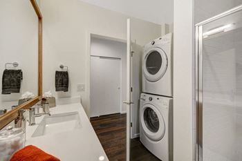 In-Home Washer and Dryer at The Whittaker, 4755 Fauntleroy Way, Seattle