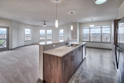 Open layout apartment design at Platform 14, OR, 97124