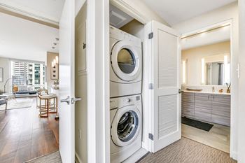 In-Home Washer and Dryer at The Martin, Seattle, Washington