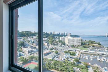 View of river from apartment at Windsor at Mariners, 100 Tower Dr., 07020