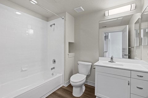 Bathroom at Windsor Main Place, Orange, California