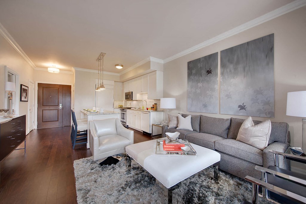 Open Layout Living Rooms at The Woodley, 20008, DC