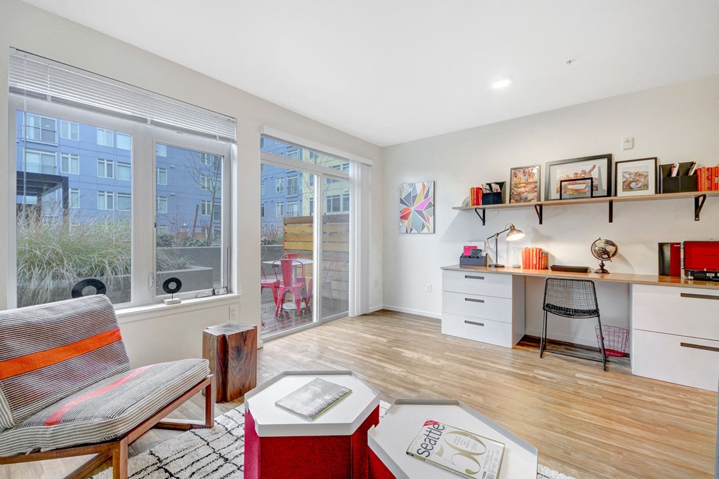 Bright and Spacious Patios at The Whittaker, Washington, 98116