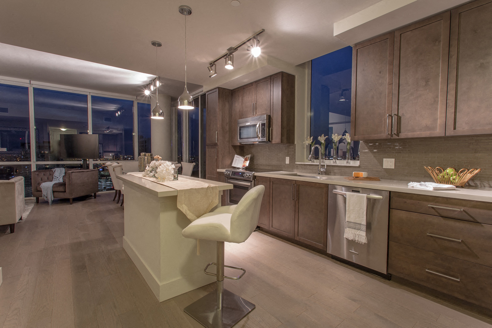 Granite or Quartz Countertops at Amaray Las Olas by Windsor, Fort Lauderdale, Florida