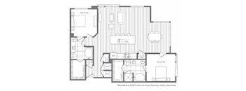 2N Floor Plan at Platt Park by Windsor, Denver, Colorado